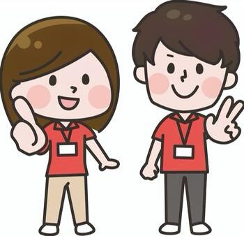 展示会の運営スタッフ