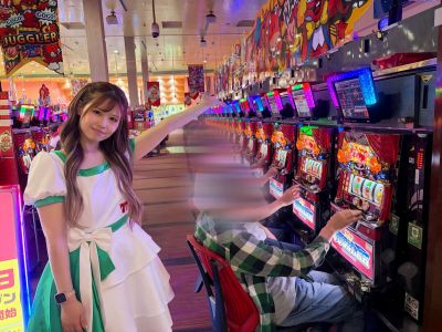 パチンコ店でのイベントコンパニオン